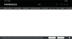 Desktop Screenshot of fafmusica.com