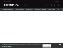 Tablet Screenshot of fafmusica.com